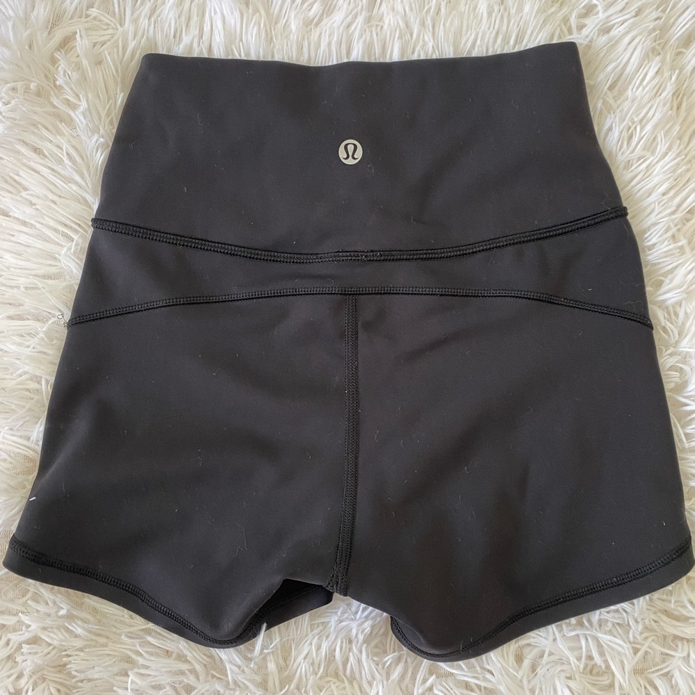 lululemon athletica Black Bike Shorts